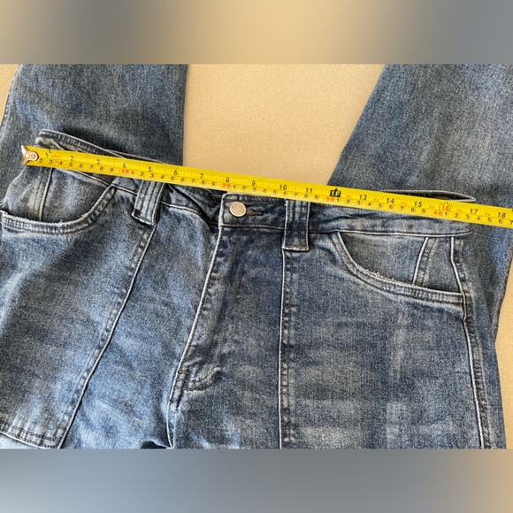 KanCan Cargo Ankle Jeans Size 14 High Waist - Picture 8 of 10